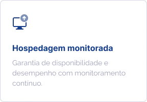 Hospedagem monitorada: garantia de disponibilidade e desempenho com monitoramento contínuo.